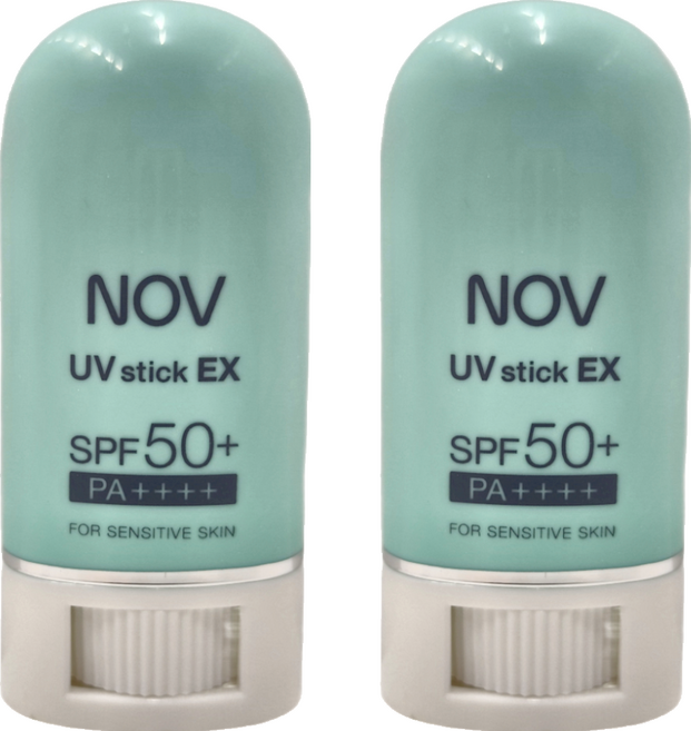 NOV 娜芙 防曬條霜 SPF50+ PA++++ 臉部用, 9g, 2個