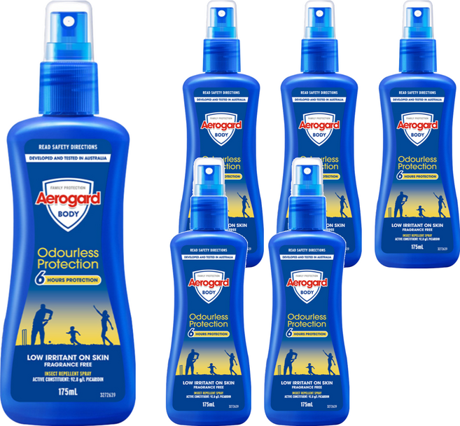 Aerogard 澳樂家 防蚊液, 175ml, 6瓶
