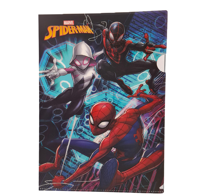 MARVEL 漫威 SPIDER-MAN 蜘蛛人 強力L型夾 黑色科技感 MPF39-1 6入, 1組