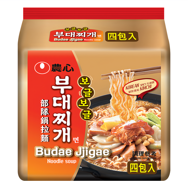 NONGSHIM 農心 部隊鍋拉麵 127g, 4包