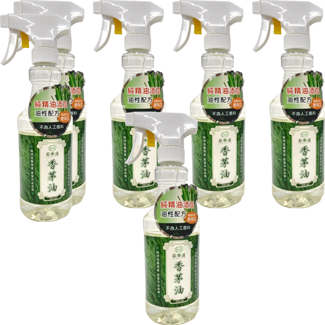 HOME LAYS 家樂適香茅油 純精油添加 油性配方 不含人工香料, 550ml, 6瓶