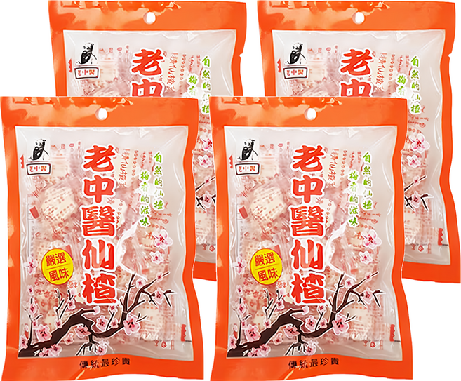 老中醫 仙楂 小, 70g, 4袋