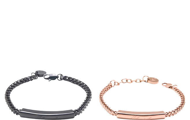 RADIANT STAR 璀璨之星 璀璨獨家 Cherish珍惜彼此1 + 1金屬繩手鍊二件組 ATS181