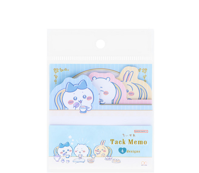 sun-star 吉伊卡哇 午茶趣造型便利貼, 藍色假日, 60張, 1個