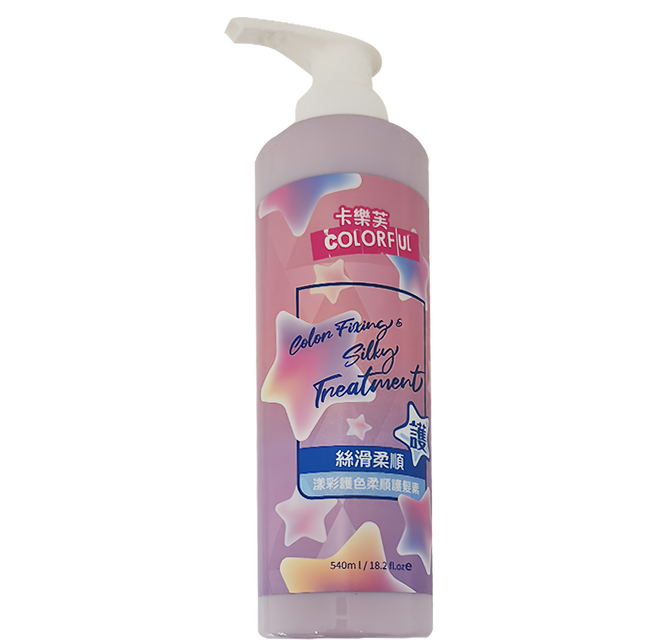 COLORFUL 卡樂芙 絲滑柔順 漾彩護髮素, 540ml, 1瓶