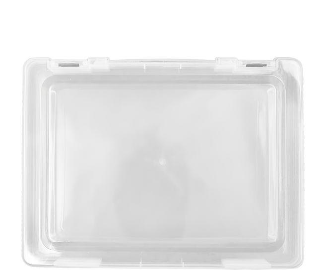 Gee Jump 巨匠文具 B5文件收納盒 26.5 x 19.5cm, 1個, 透明