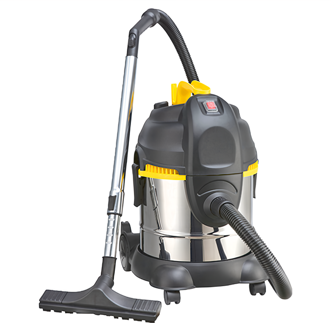 SHUENN FARN 順帆風機 乾濕兩用吸塵器 MDS-20 110V 60Hz 1200W 20L 不鏽鋼桶身, 黑色 + 銀色