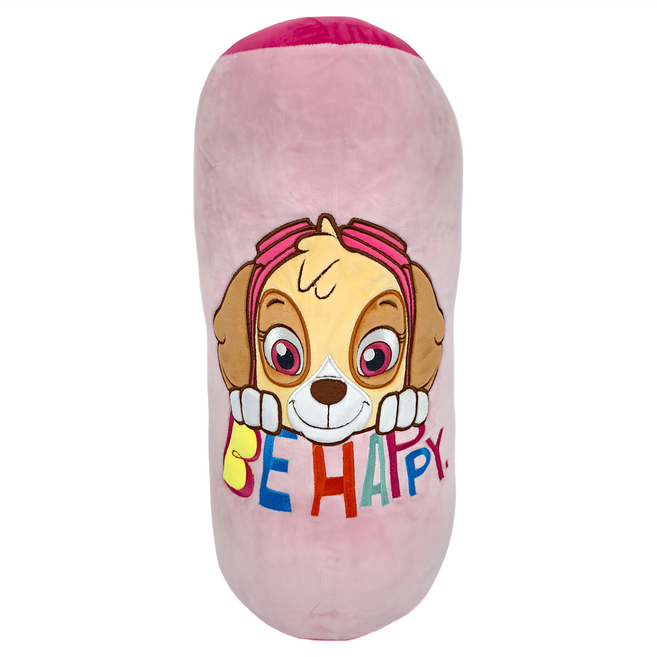 PAW PATROL 汪汪隊立大功 卡通圓形枕, 天天 粉色, 1個