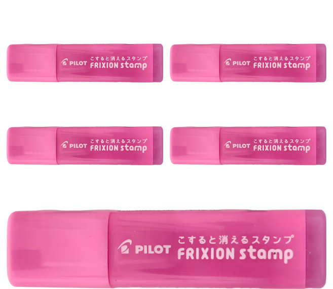 PILOT 百樂 FRIXION 魔擦印章 Set 5個裝, 1盒, 兔子