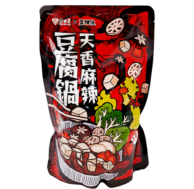 豆油伯 天香麻辣豆腐鍋 全素, 800g, 1包