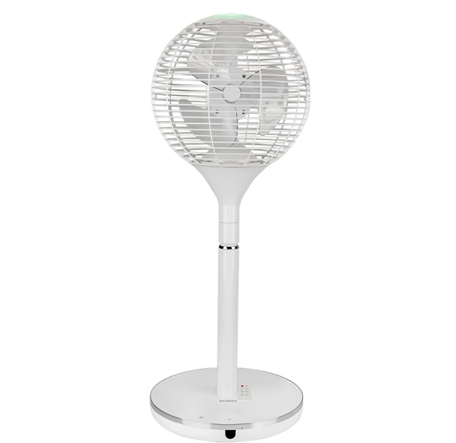 NICONICO 360度球形DC遙控美型立扇/電風扇 璀璨白 原廠保固, NI-S2011