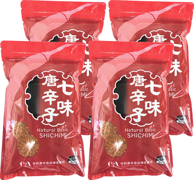 C&A spice 甘利香辛食品 激辛七味粉, 300g, 4包