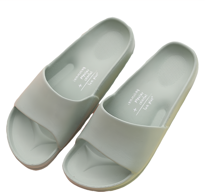 FUN PLUS 流線活力室外拖鞋, 260mm, 綠色