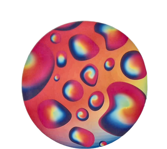 Waboba 軟式飛盤 5cm 5歲以上, 水滴 多色, 1個