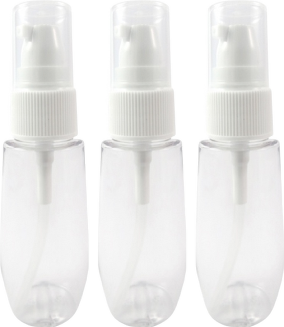 台灣 COSMOS 精華液瓶 #V1490B 40ml, 透明色, 3個