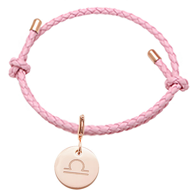 RADIANT STAR 璀璨之星 占星物語 可換墜飾星座符號可調式真皮編織手環 VRS148-159