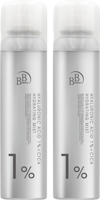 BB AMINO 科研 1%玻尿酸 + 積雪草舒活噴霧 BB Hyaluronic acid 1% + CICA Hydrating Mist, 100ml, 2瓶