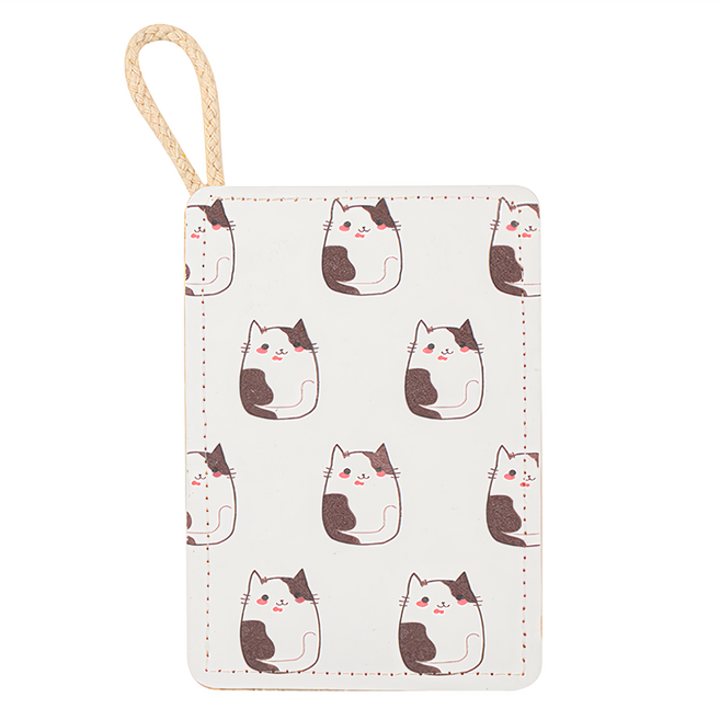 UTOOKII 貓咪印花木漿棉/絲瓜絡雙面菜瓜布 滿版款, 1個, 1入