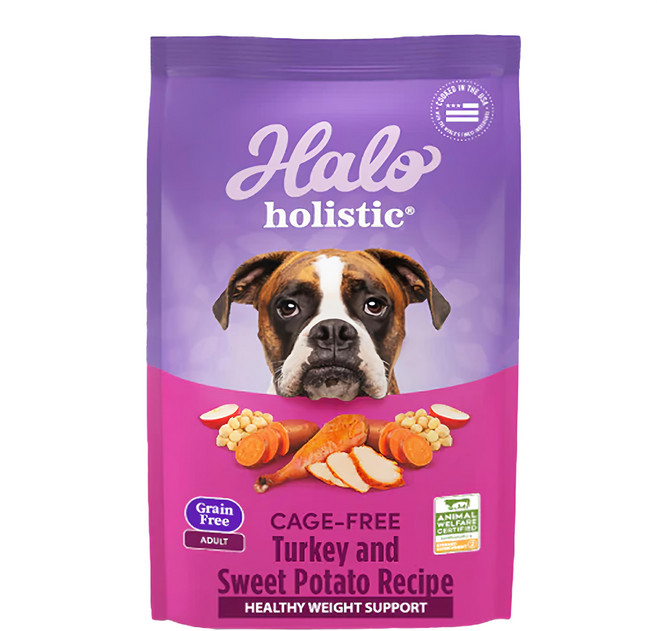 Halo 嘿囉 成犬無穀飼料, 3.5lb, 1袋, 低脂火雞肉