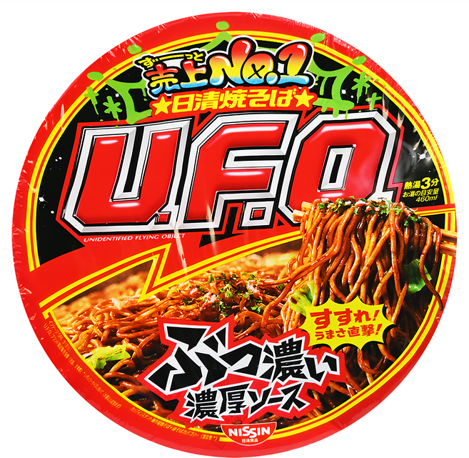 NISSIN 日清 U.F.O. 炒麵 特濃日式炒麵醬口味 128g, 1入