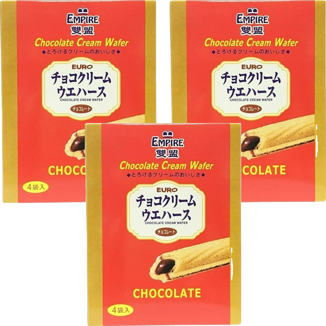 EMPIRE 雙盟 巧克力酥棒, 100g, 3盒