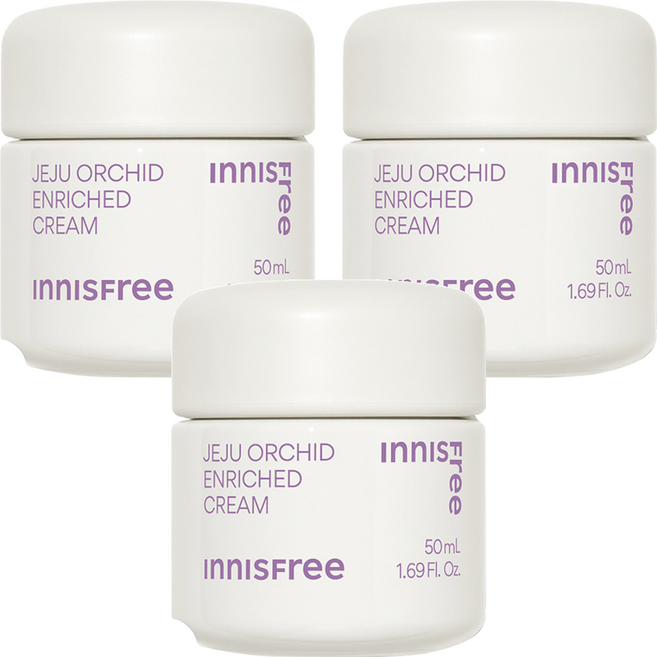INNISFREE 台灣公司貨 寒蘭複合滋養霜, 50ml, 3罐