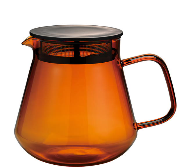 HARIO 好璃奧 茶壺 HCT-600-AB, 琥珀色, 600ml, 1個