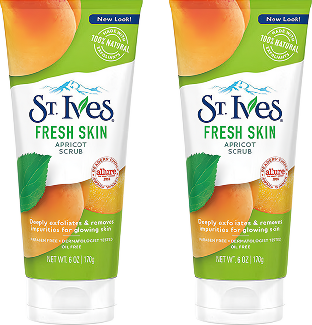 ST.Ives 聖艾芙 磨砂膏 杏果萃取, 170g, 2條