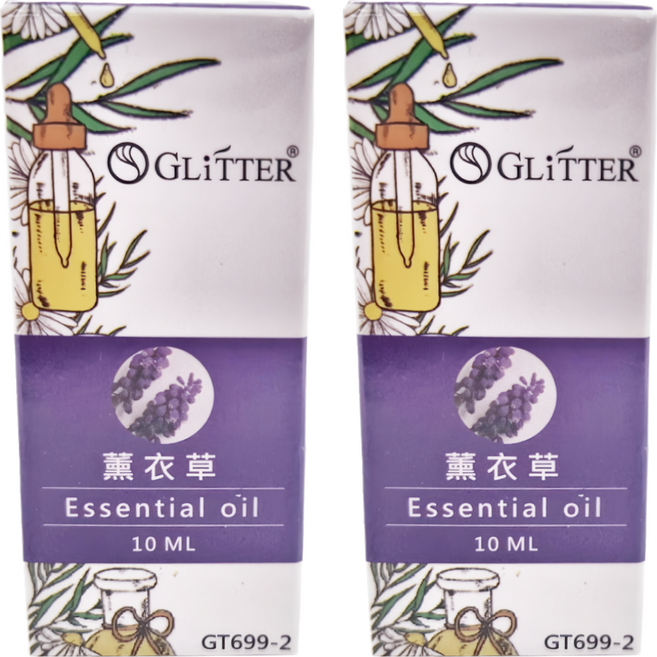GLiTTER 宇堂 水溶性精油 GT699-2 薰衣草, 10ml, 2瓶
