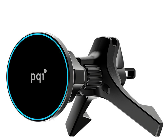 pqi 勁永 磁吸車用無線充電器, 黑色, 1個