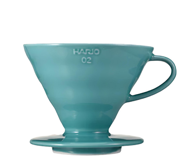HARIO 好璃奧 V60湖水綠02彩虹磁石濾杯EX, 1個, 磁石濾杯, 1~4杯