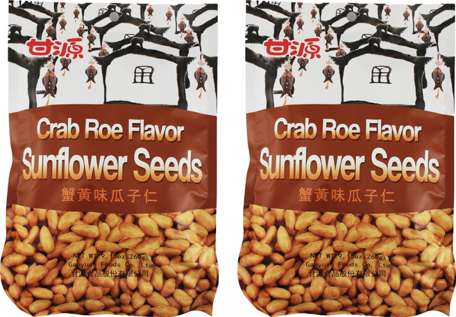 甘源 蟹黃味瓜子仁, 260g, 2包