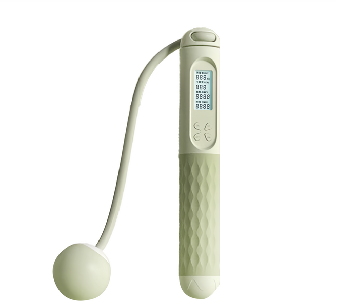 負重無繩跳繩 小球+長繩, 綠色, 1組