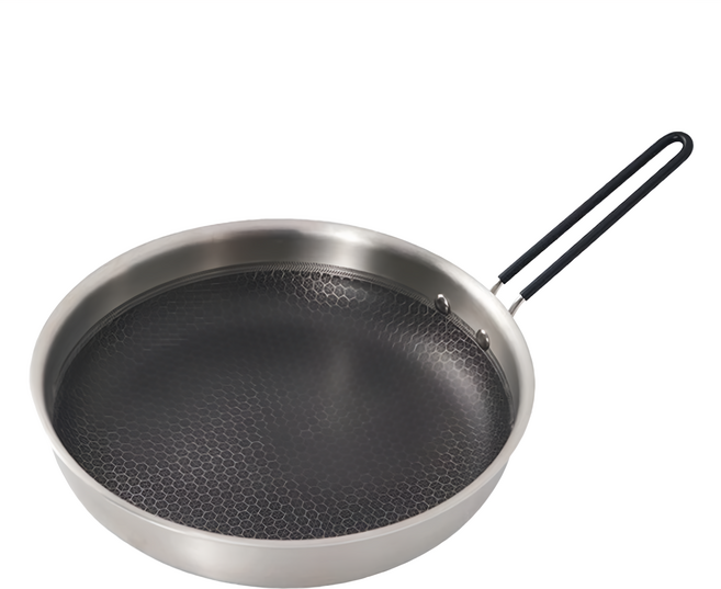 CLS 蜂巢紋不沾炒鍋 小款 黑色, 28cm, 1個