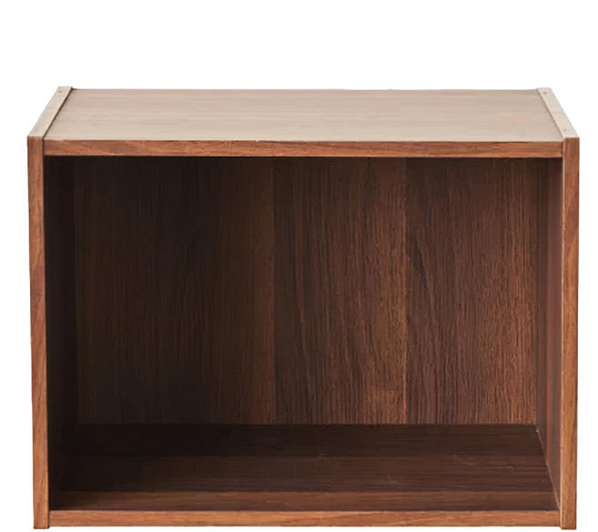 TZUMii 家居 E1一格空櫃 胡桃色 W41.5公分XD30公分XH30公分, 1個