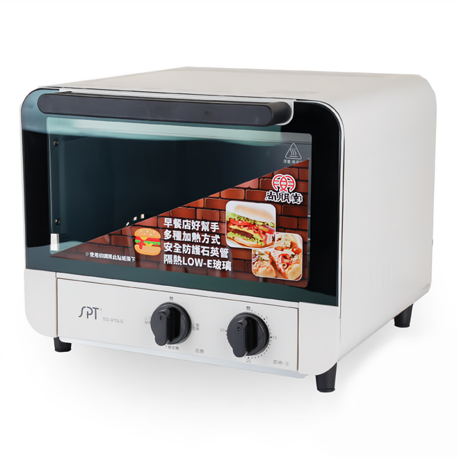 尚朋堂 商用型電烤箱 15L 原廠保固, SO-915LG