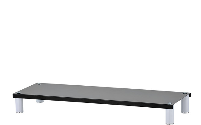 ikloo 宜酷屋 桌上螢幕架 鍵盤收納架, 黑, 1.08kg