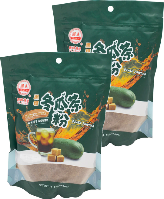 義峰食品 黑糖冬瓜茶粉, 400g, 1入, 2包