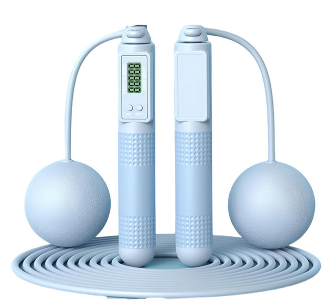 MICHAEL FITNESS 麥克健身 智能跳繩2用款, 藍色, 1組