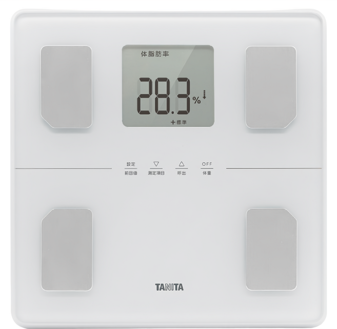 TANITA 塔尼達 體重/體脂計 八合一, BC-771, 白色, 1個