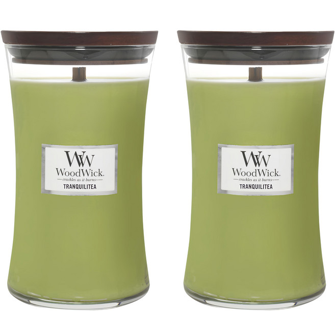 WoodWick 香氛蠟燭, Tranquilitea, 609.5g, 2件