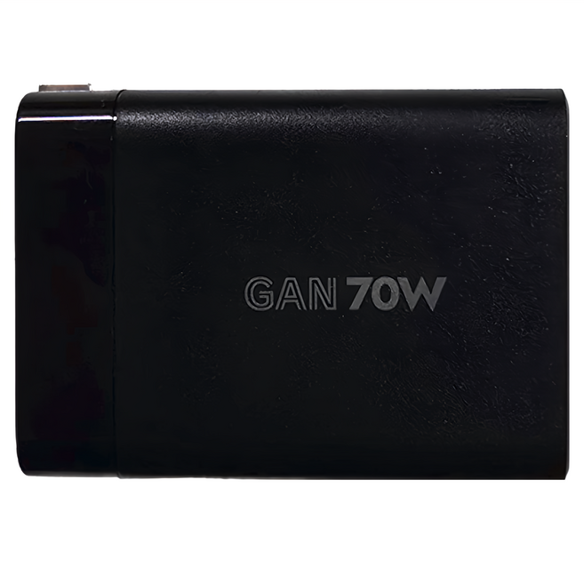 Meet Mind Simple 70W 3 Ports GaN 充電器 Super Fast Charging 2C1A 黑色