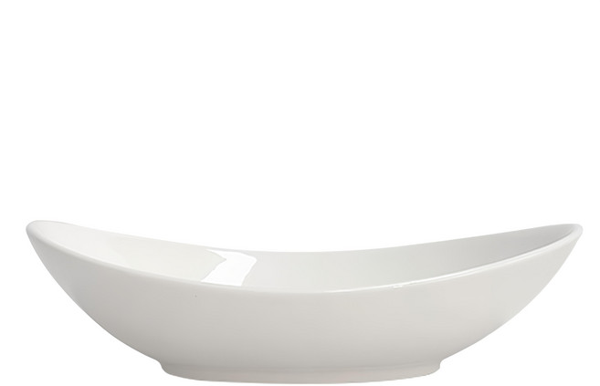 Paulus 簡單橢圓形沙拉碗, 1個, 白色