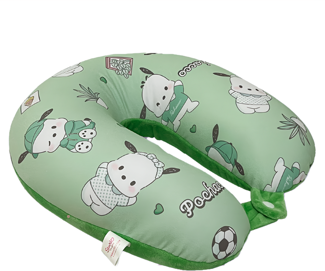 Sanrio 三麗鷗 帕恰狗 頸枕, 綠意盎然