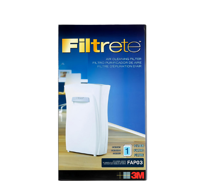 3M Filtrete 淨呼吸 空氣清淨機 大坪數專用濾網 超濾淨型 53.5 x 29.4 x 2cm, FAP03, 1個