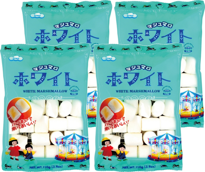 EIWA 香草風味棉花糖, 110g, 4包
