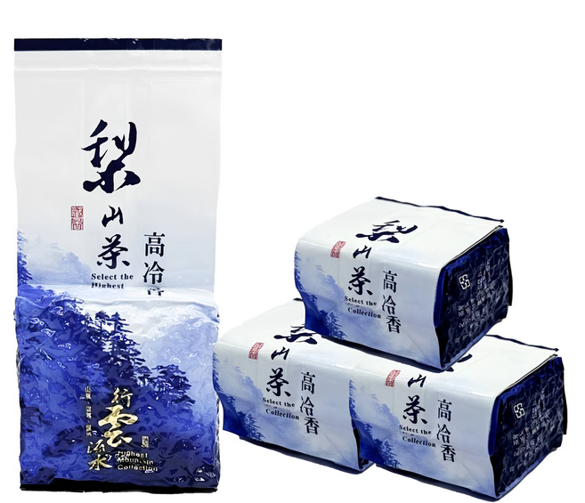 茶曉得 梨山比賽級冷韻烏龍茶葉, 75g, 4包, 1袋