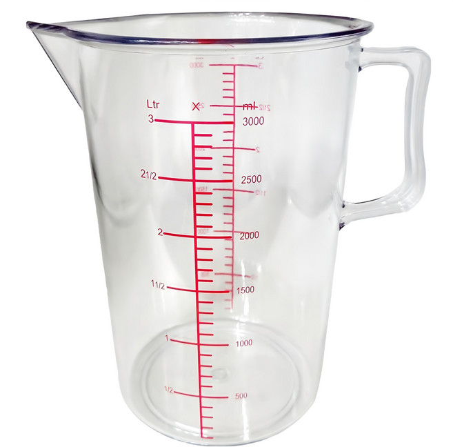 SaNNeNg 三能 塑膠杯 圓徑172 x 242mm, 透明色, 3L, 1個