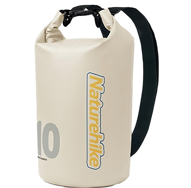 Naturehike 挪客 乾濕分離輕量防水背包 BS017 15L, 赫爾莎白 米色