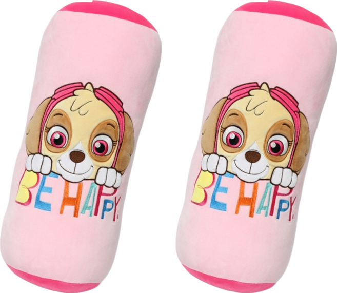 PAW PATROL 汪汪隊立大功 卡通圓形枕, 天天 粉色, 2個